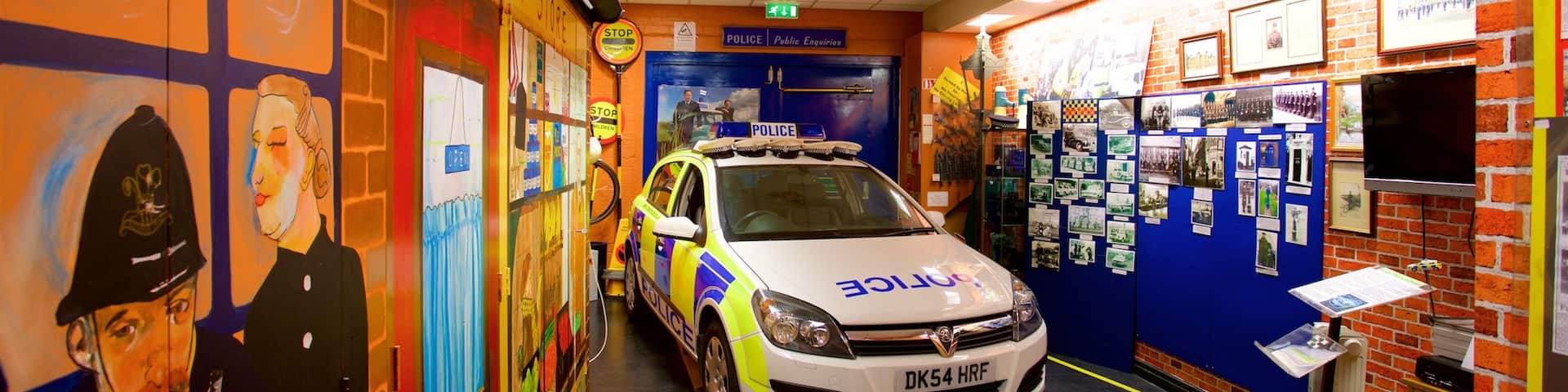 Museum of Policing in Cheshire which includes interior views