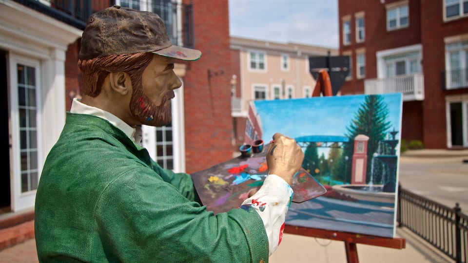 Carmel Arts and Design District featuring outdoor art