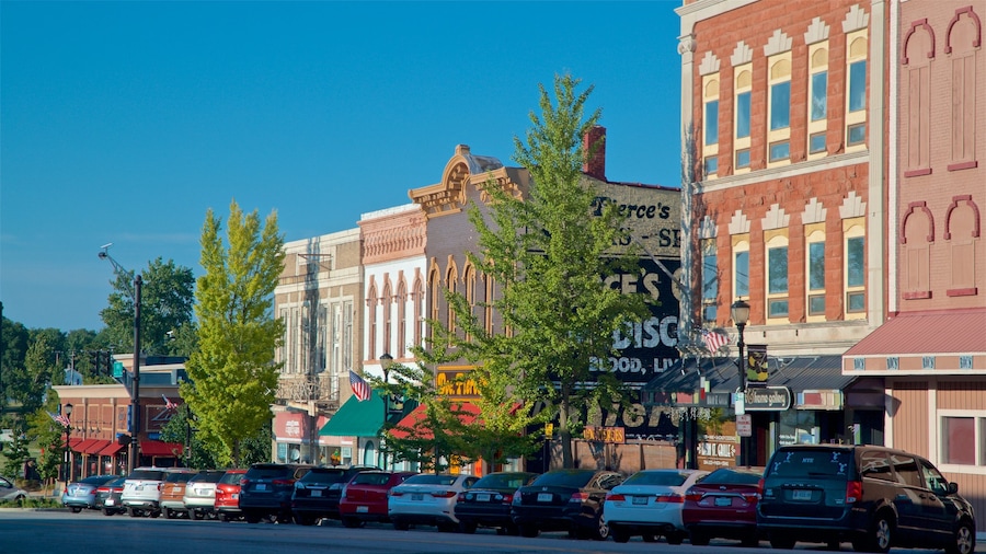 Mishawaka featuring a small town or village