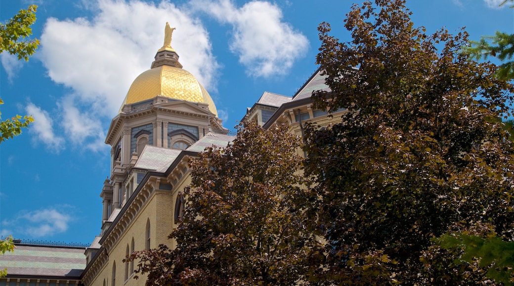 University of Notre Dame which includes heritage architecture