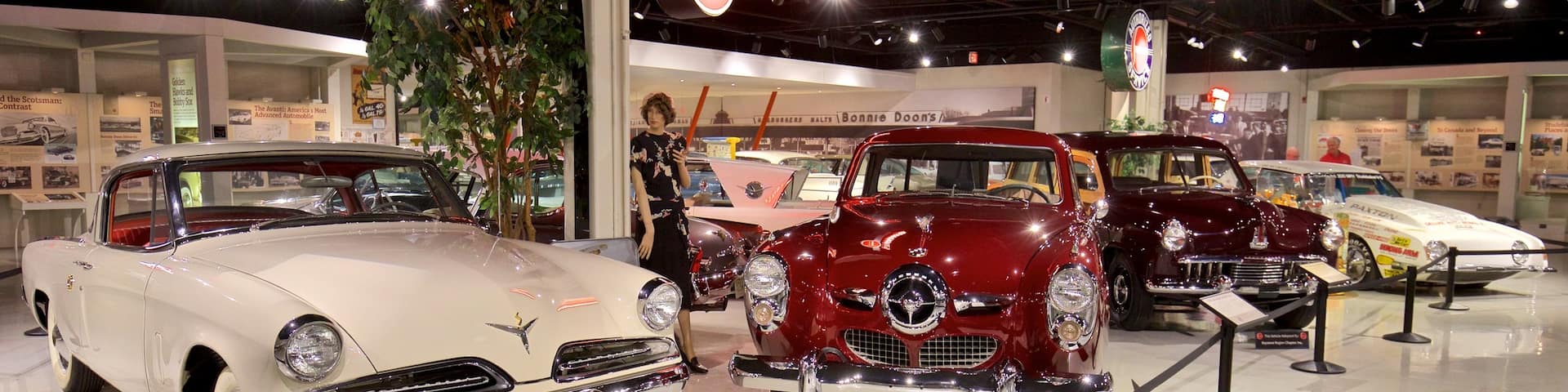 Studebaker National Museum featuring heritage elements and interior views