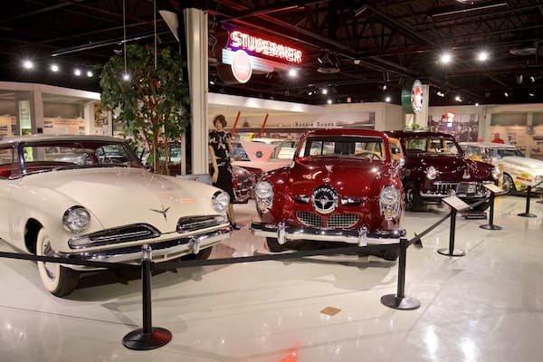 Studebaker National Museum featuring heritage elements and interior views