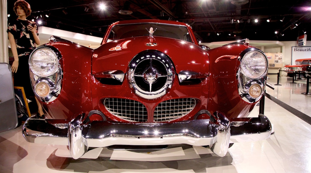 Studebaker National Museum which includes heritage elements and interior views