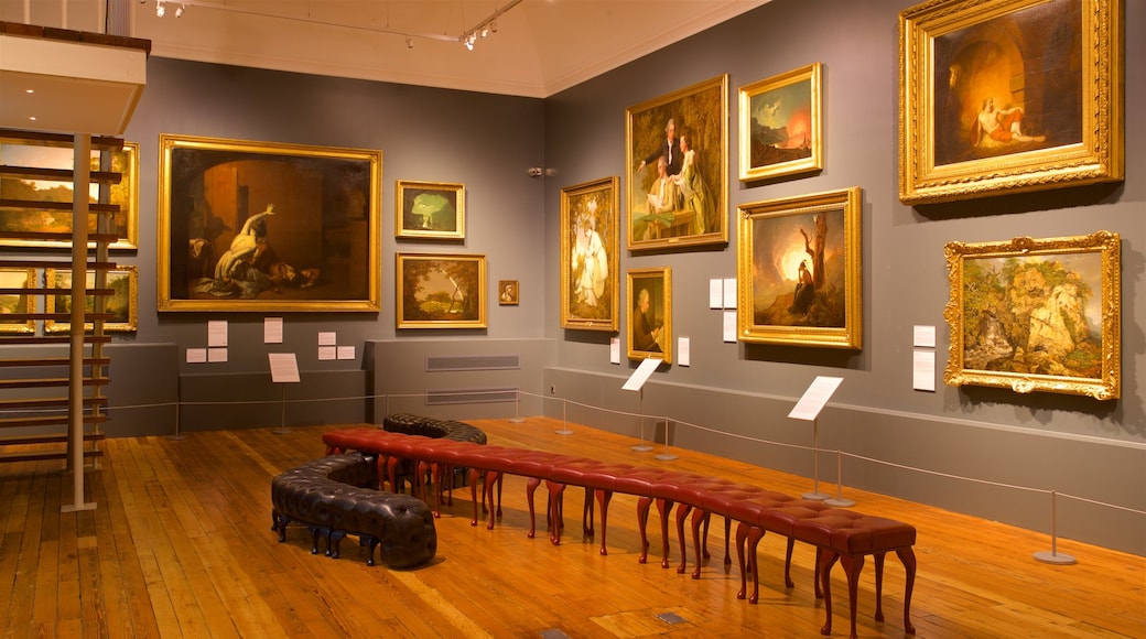 Derby Museum and Art Gallery caratteristiche di vista interna e arte