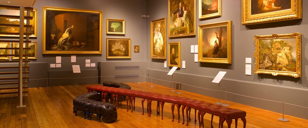 Derby Museum and Art Gallery featuring art and interior views