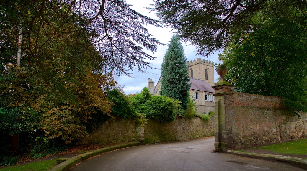 Melbourne Parish Church which includes heritage elements