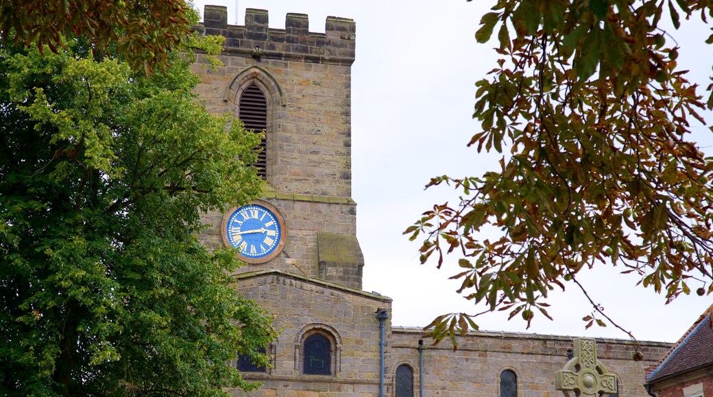 Melbourne Parish Church featuring heritage architecture