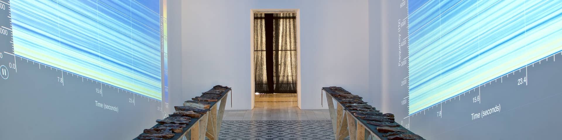 Darat al Funun showing interior views