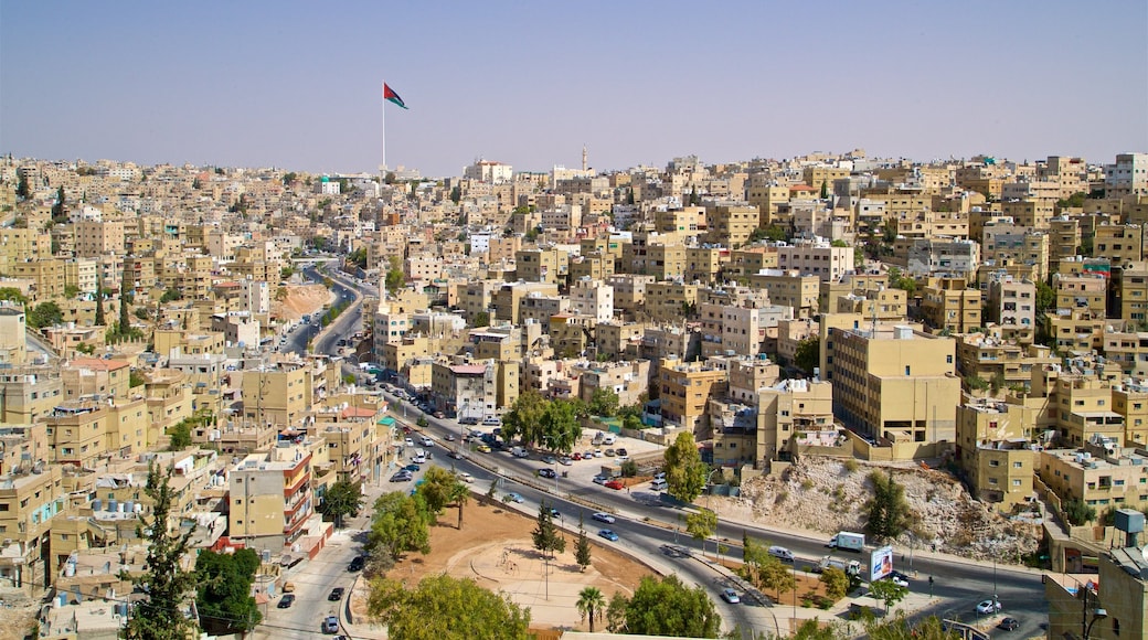 Amman which includes landscape views and a city