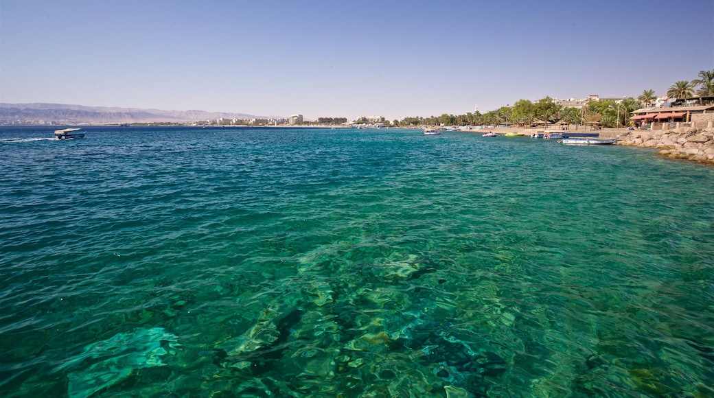 Aqaba showing general coastal views