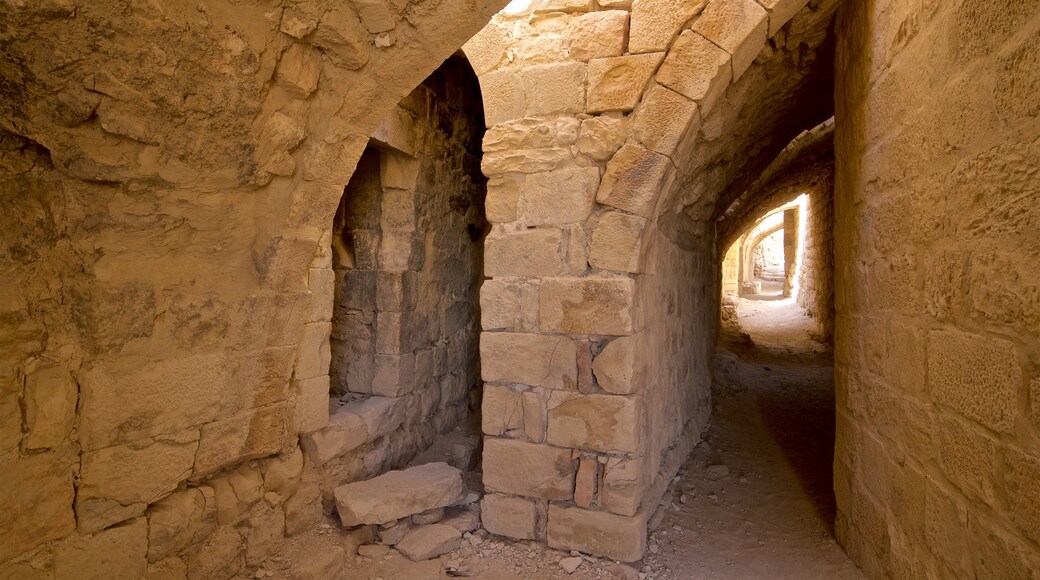 Shobak Castle featuring heritage elements and interior views