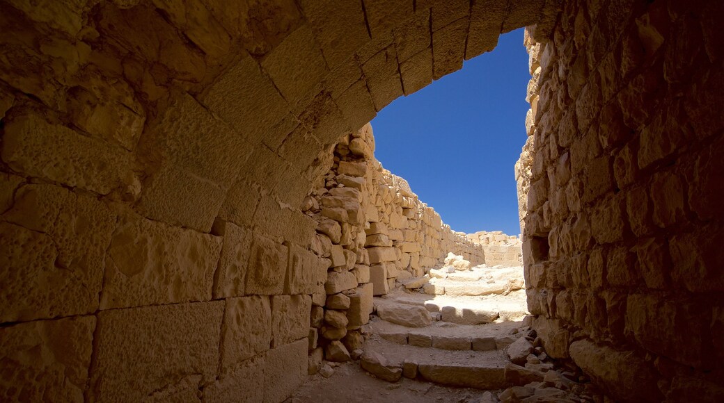 Shobak Castle showing interior views and heritage elements