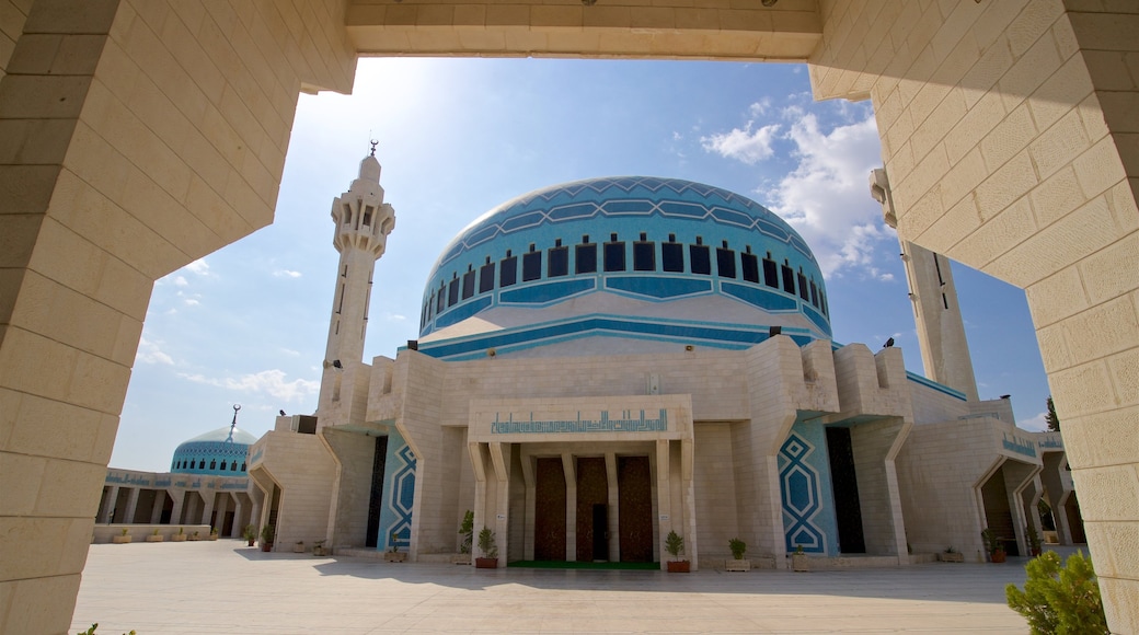 Mezquita Rey Abdullah I que incluye patrimonio de arquitectura