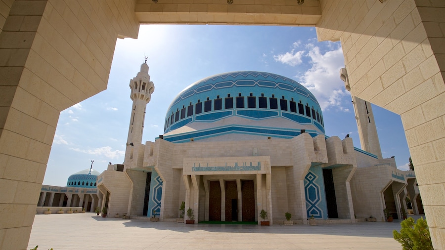Mosquée du roi Abdallah I qui includes patrimoine architectural