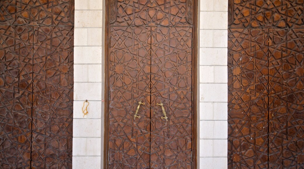 King Abdullah I Mosque showing heritage elements