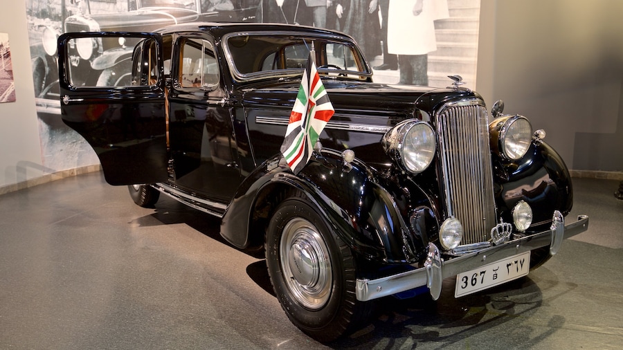 Royal Automobile Museum which includes interior views and heritage elements