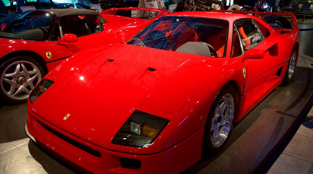 Royal Automobile Museum showing heritage elements and interior views