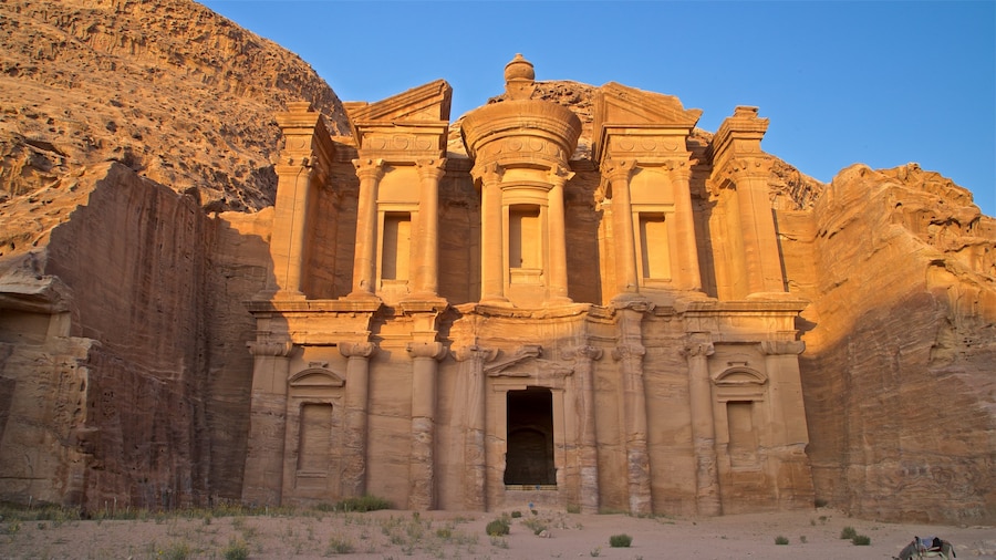 The Monestery which includes a gorge or canyon and heritage architecture
