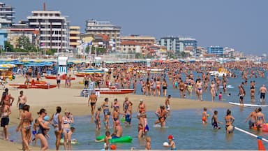 Bellaria-Igea Marina showing swimming, general coastal views and a coastal town