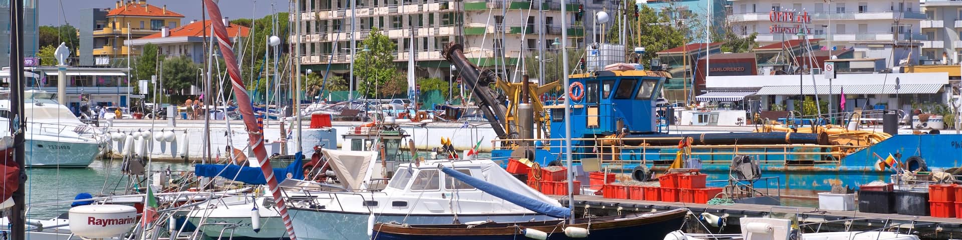 Riccione featuring a bay or harbor