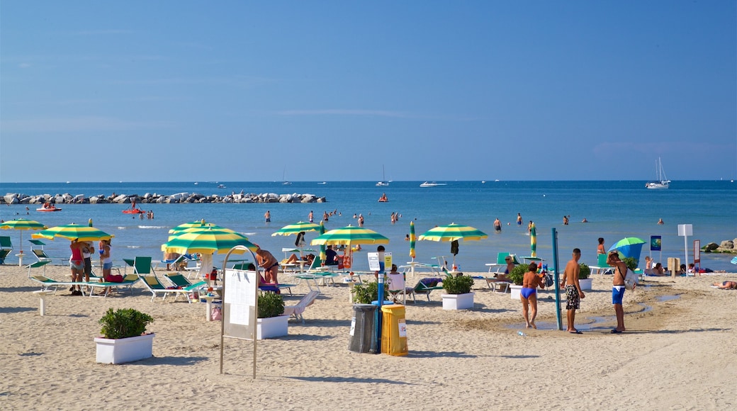 Rivabella showing swimming, a sandy beach and general coastal views