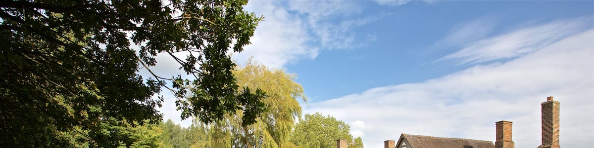 Ford Green Hall welches beinhaltet Haus und Geschichtliches