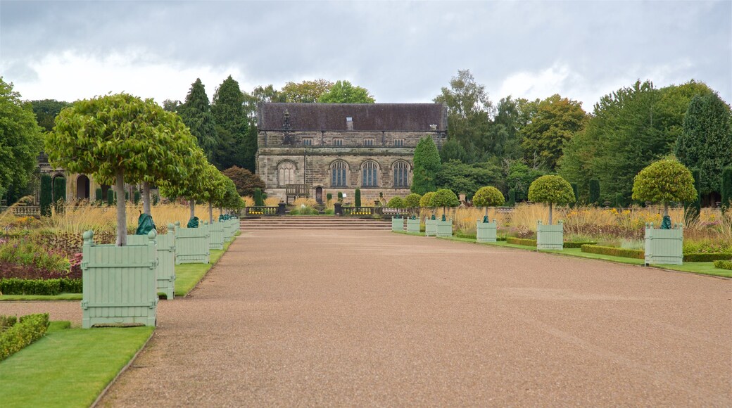 Trentham Gardens which includes a house and a park