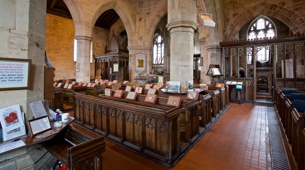 St. Bartholomews Church featuring interior views, a church or cathedral and heritage elements