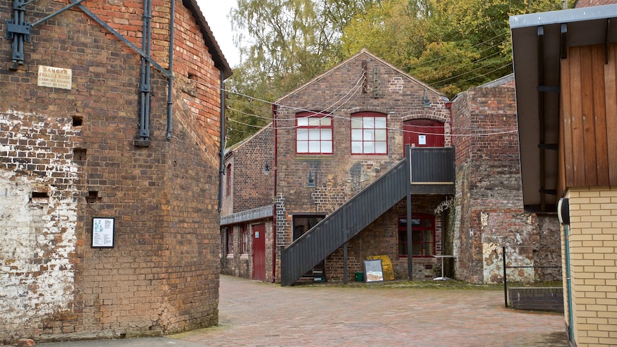 Jackfield Tile Museum showing a small town or village