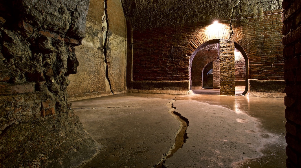 Roman Tanks showing heritage elements and interior views