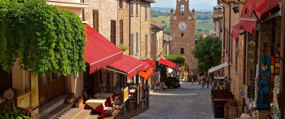 Gradara showing heritage elements