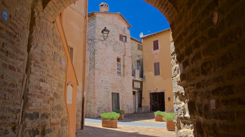 Deruta que incluye elementos del patrimonio