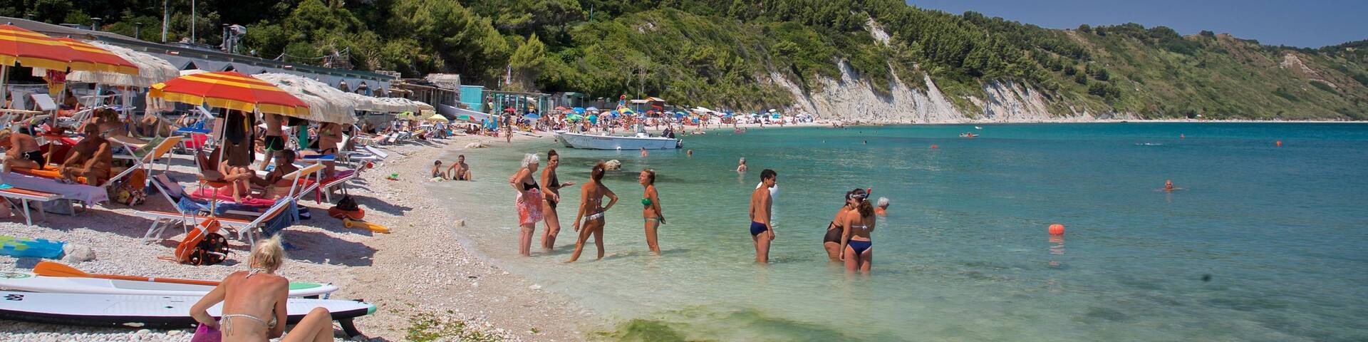 Portonovo featuring a pebble beach, general coastal views and swimming