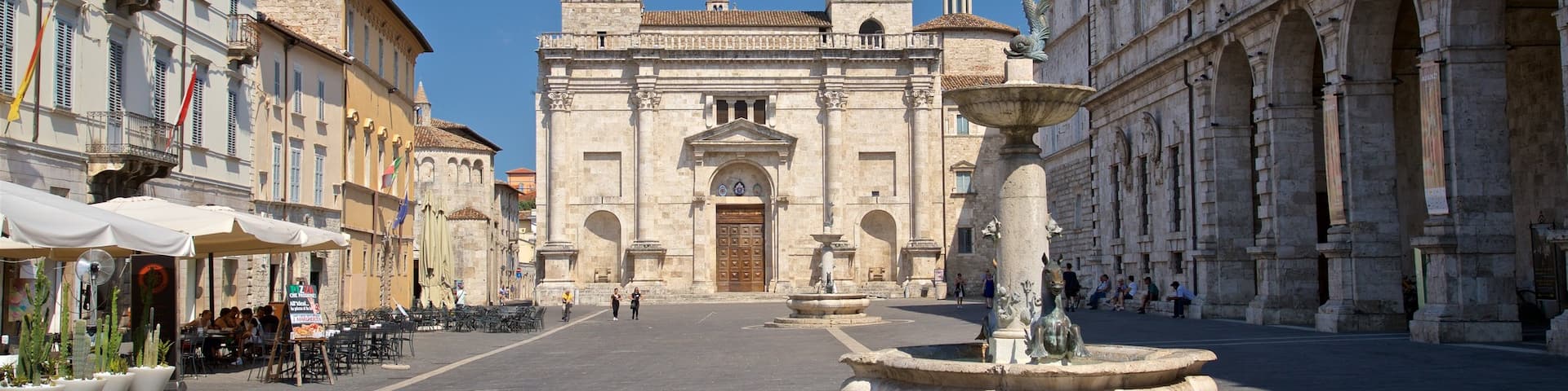 Cattedrale di Sant\'Emidio which includes a fountain and heritage elements