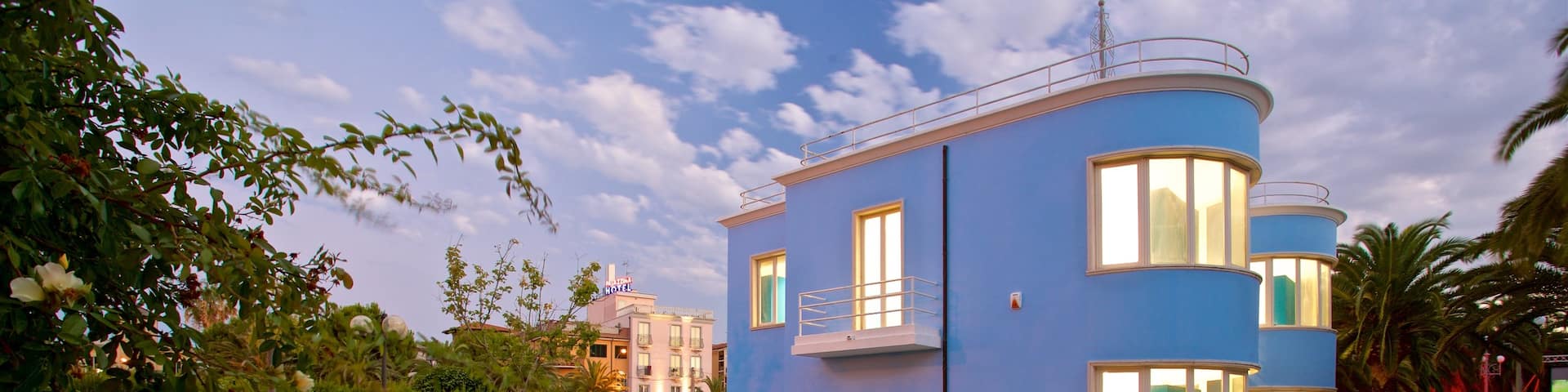 Museo Palazzina Azzurra que incluye una casa