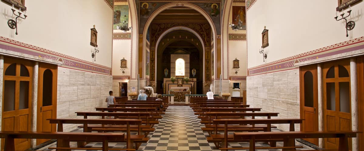 Santuario della Madonna dello Splendore featuring interior views, heritage elements and a church or cathedral