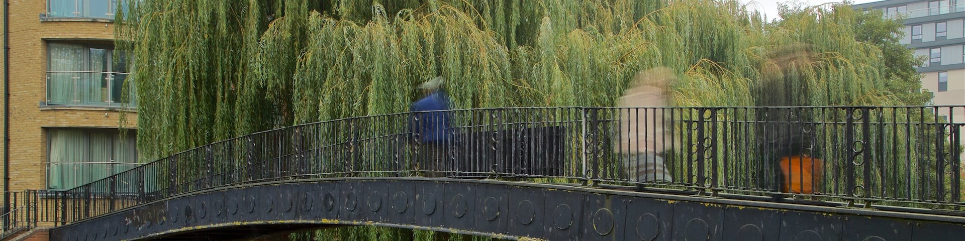 Kennet & Avon Canal showing a bridge and a river or creek
