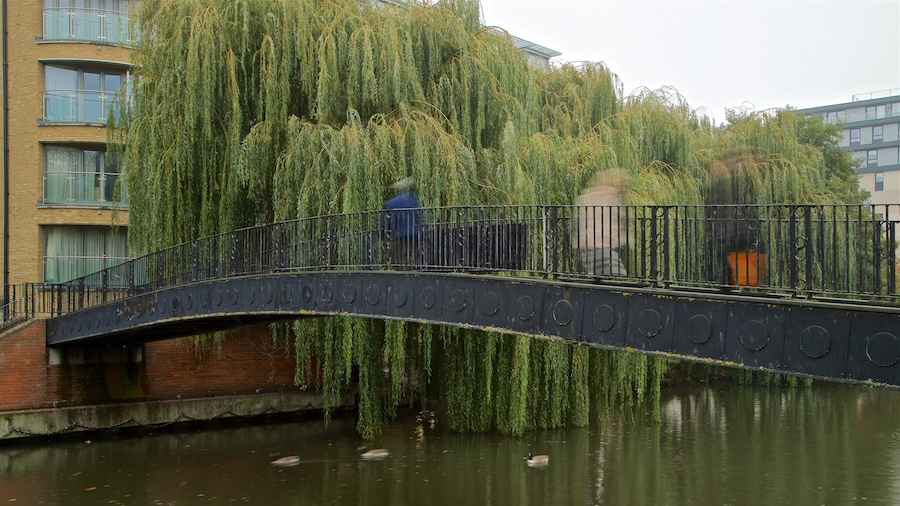 Kennet & Avon Canal featuring a bridge and a river or creek