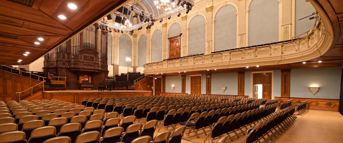 Reading Museum and Town Hall featuring interior views, heritage elements and theatre scenes