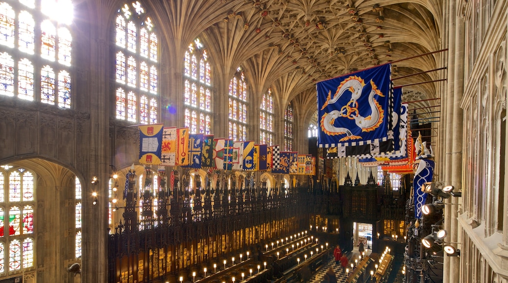 St. Georges Chapel showing heritage elements, interior views and a church or cathedral