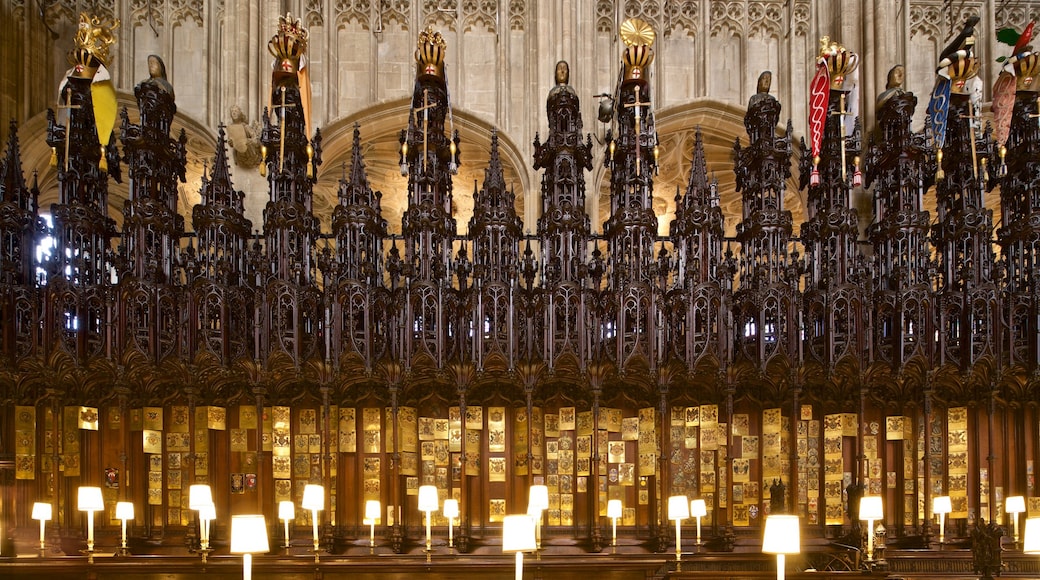 St. Georges Chapel showing religious elements, interior views and heritage elements