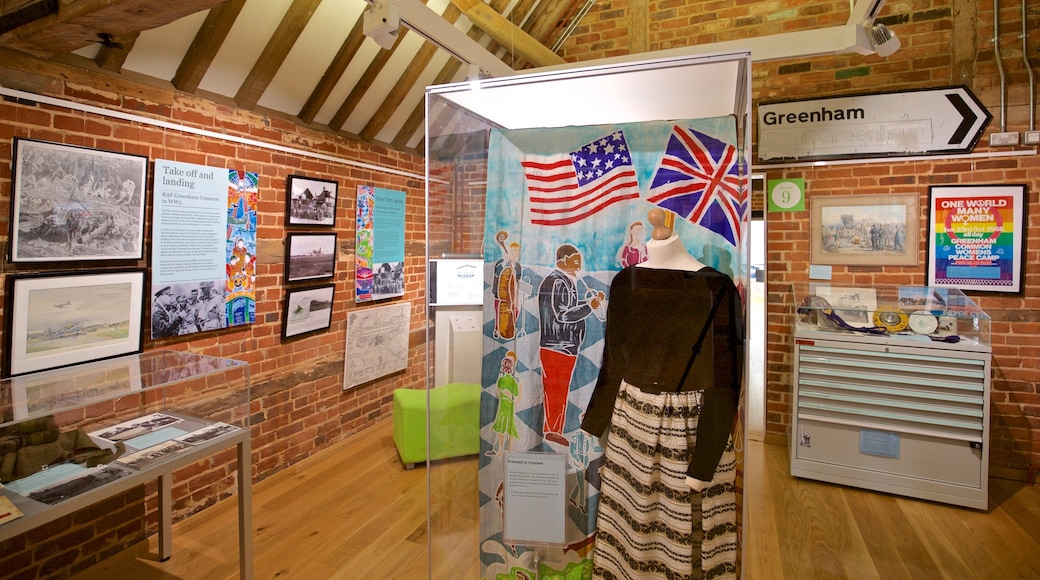 West Berkshire Museum showing interior views