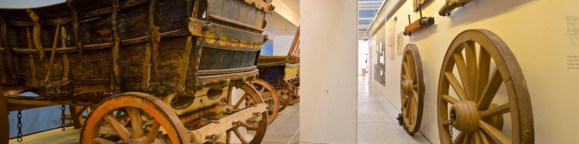 Museum of English Rural Life featuring heritage elements and interior views