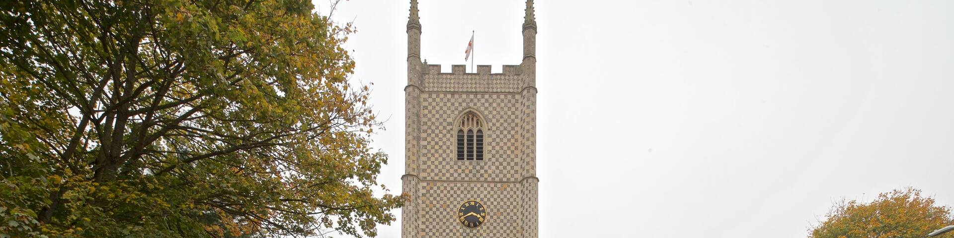 Minster Church of St Mary the Virgin which includes a church or cathedral and heritage architecture