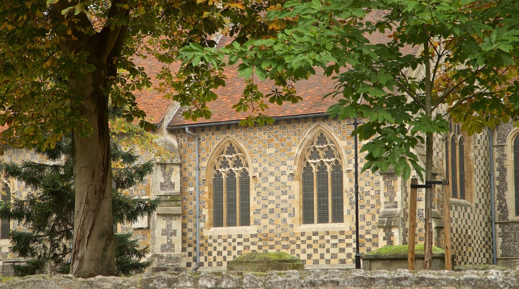 Minster Church of St Mary the Virgin featuring heritage elements