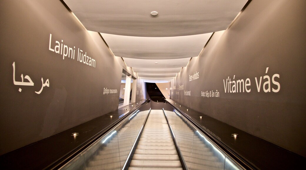 Muhammad Ali Center showing interior views