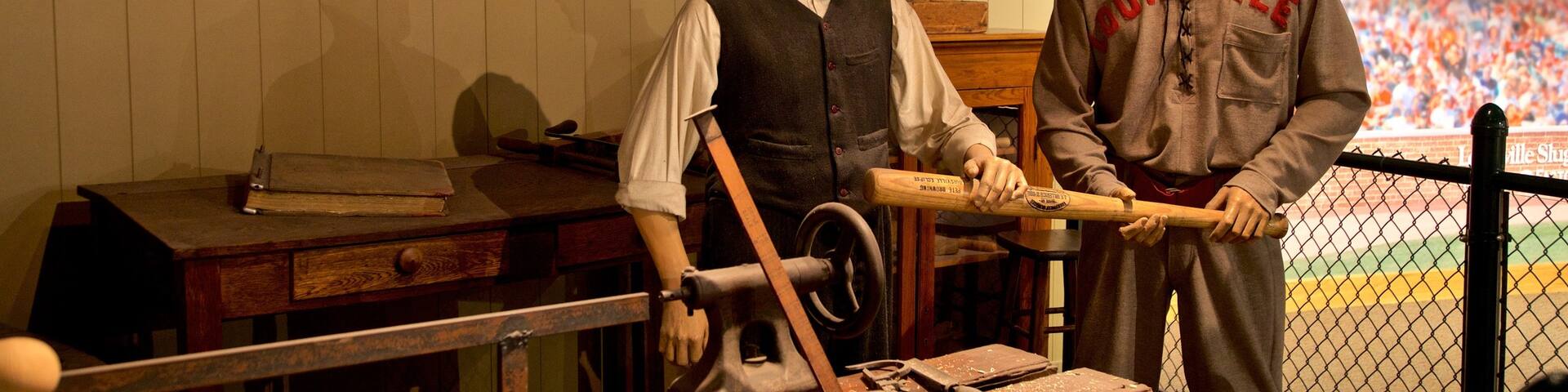 Louisville Slugger Museum showing interior views