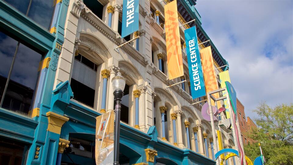 ศูนย์วิทยาศาสตร์ลุยส์วิลล์ เนื้อเรื่องที่ ป้าย