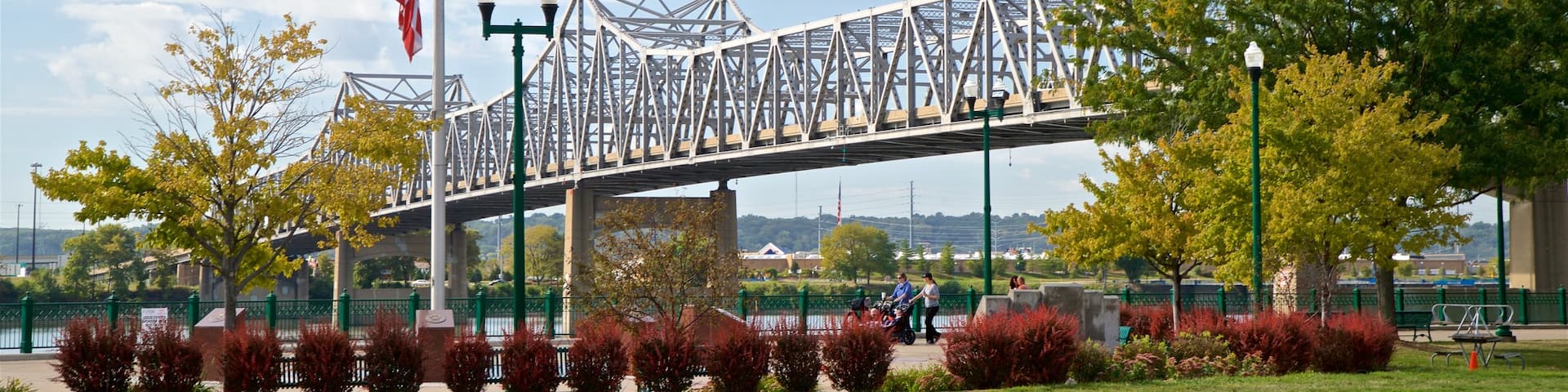 Western Illinois which includes a park and a bridge