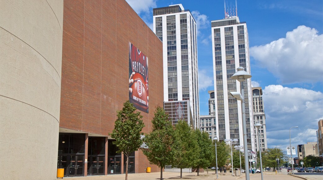 Peoria Civic Center เนื้อเรื่องที่ อาคารสูง และ เมือง